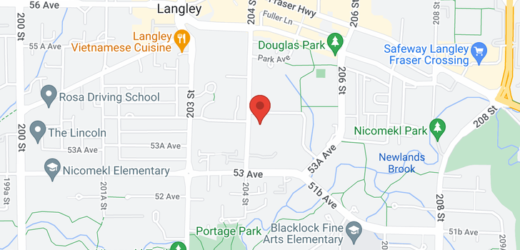 map of 101 20420 54 AVENUE